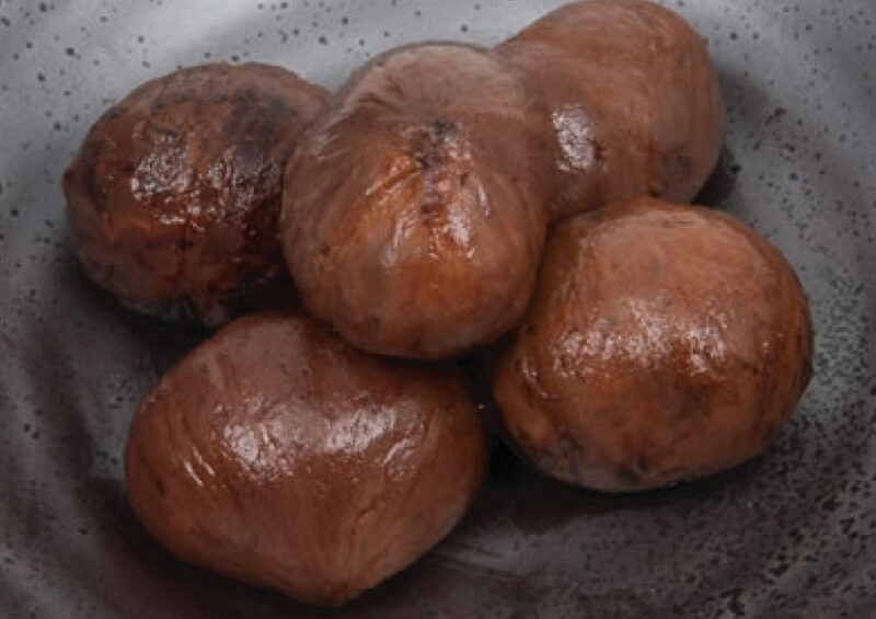 渋皮付き栗甘露煮